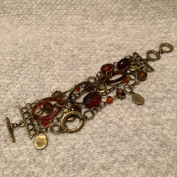 Chunky Beaded Bracelet - Picture 2 of 5